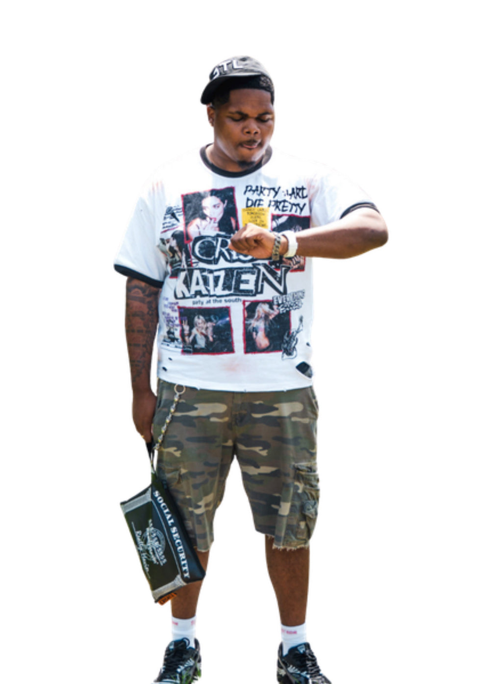 White party Hard tee