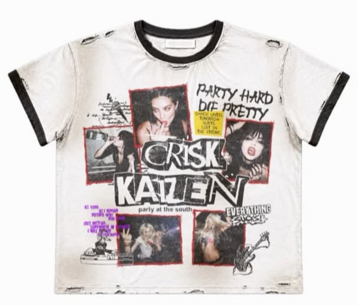 White party Hard tee